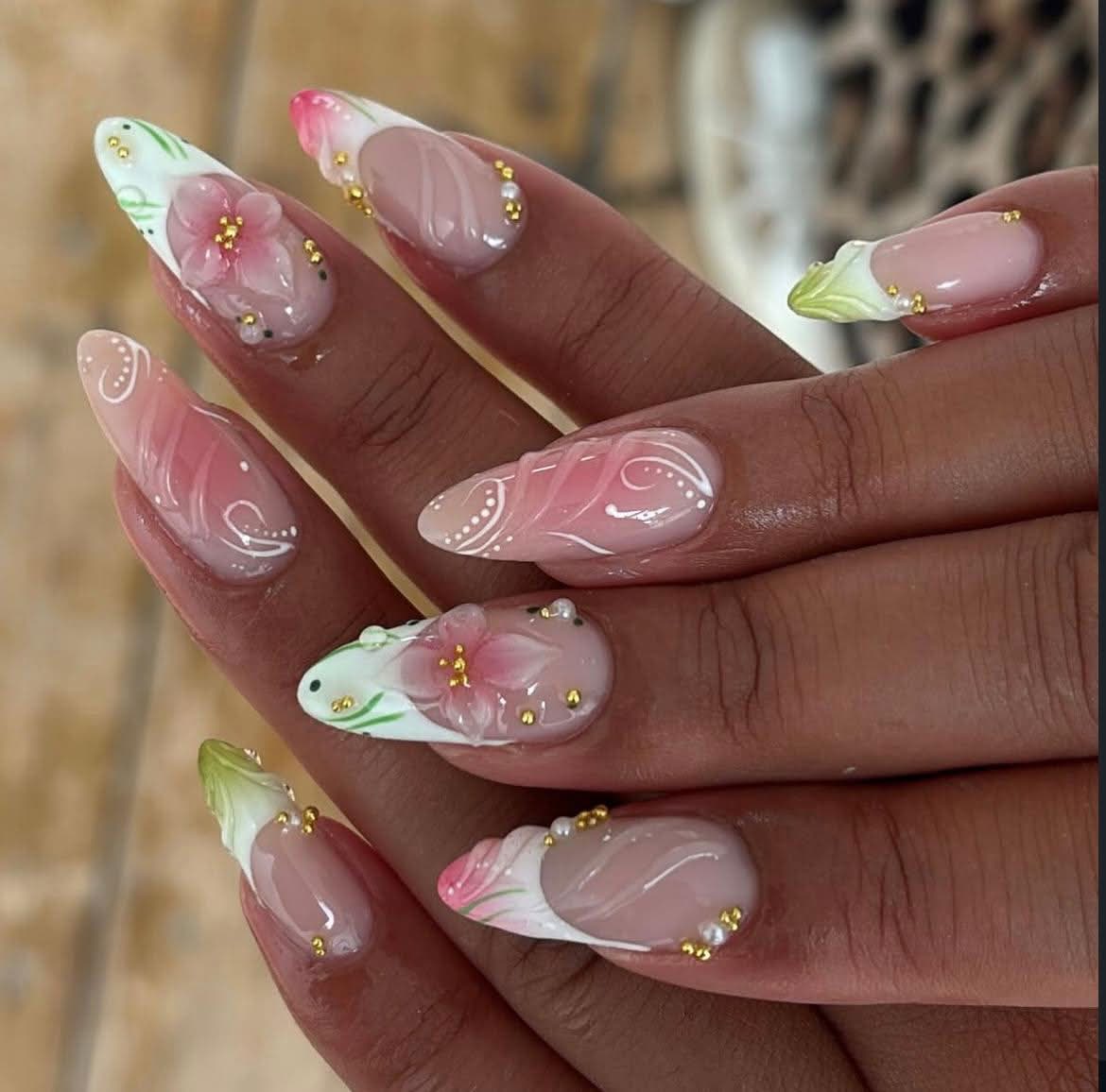 Luxury detailed nail art