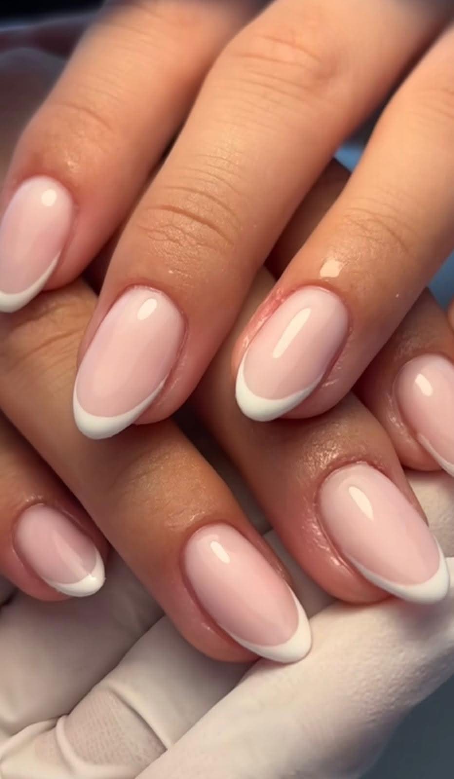 Classic French manicure